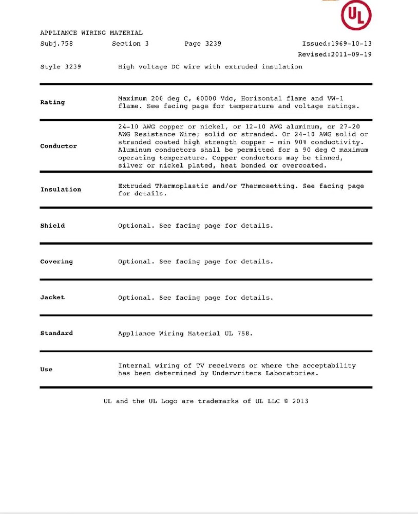 UL 3239